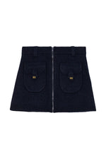 Dark Blue Mini Skirt