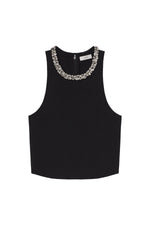 Bella Embellished Compact Knit Top