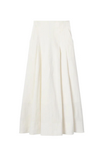 Eve Stretch Linen Midi Skirt