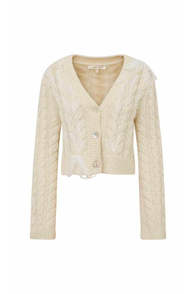 Louella Cardigan in Snow