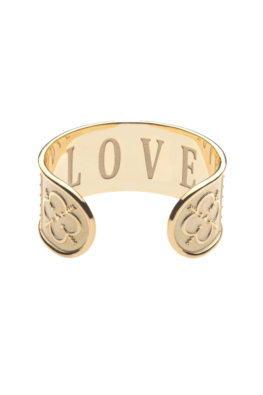 LOVE Quaterefoil Cuff