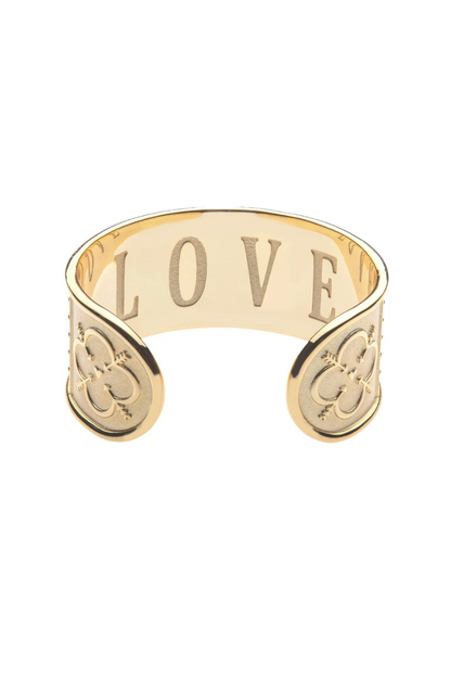 LOVE Quaterefoil Cuff