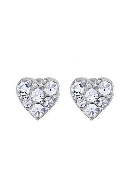 Disco Heart Studs