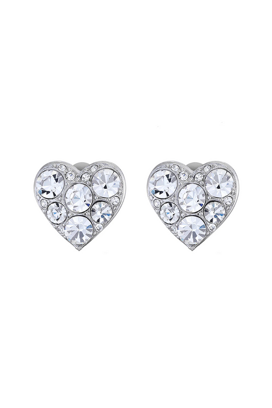 Disco Heart Studs