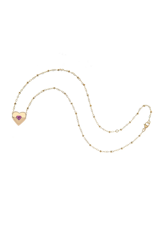 LOVE Happy Heart Necklace