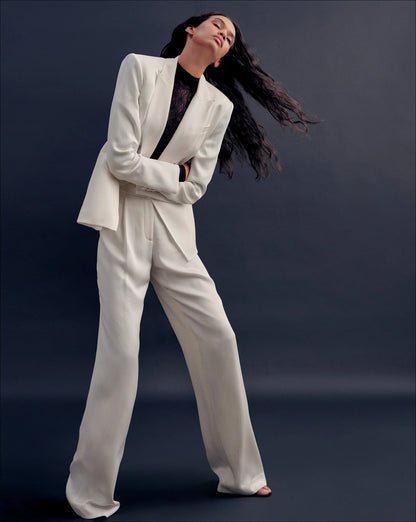 Robinne Wide-Leg Pant in Dove