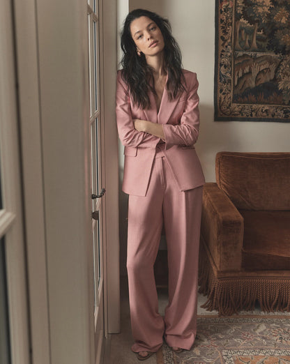 Marbeau Wide-Leg Pant in Petal