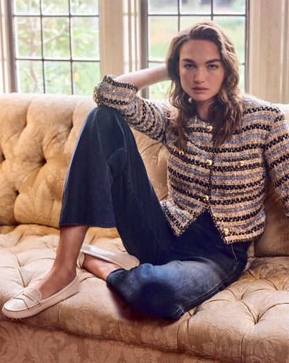 Sumira Metallic Tweed Jacket