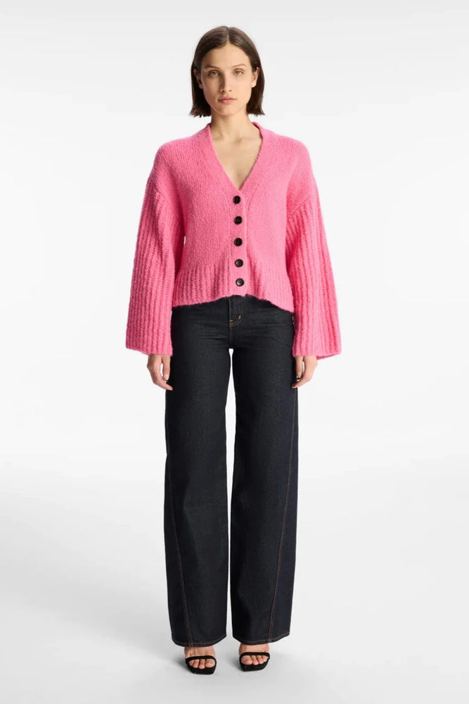 
            
                Load image into Gallery viewer, Venice Cashmere Cardigan in Margo Pink
            
        