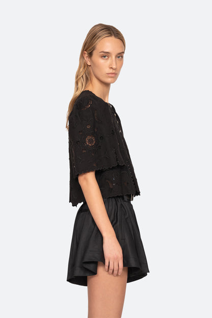 Gardener Top in Black