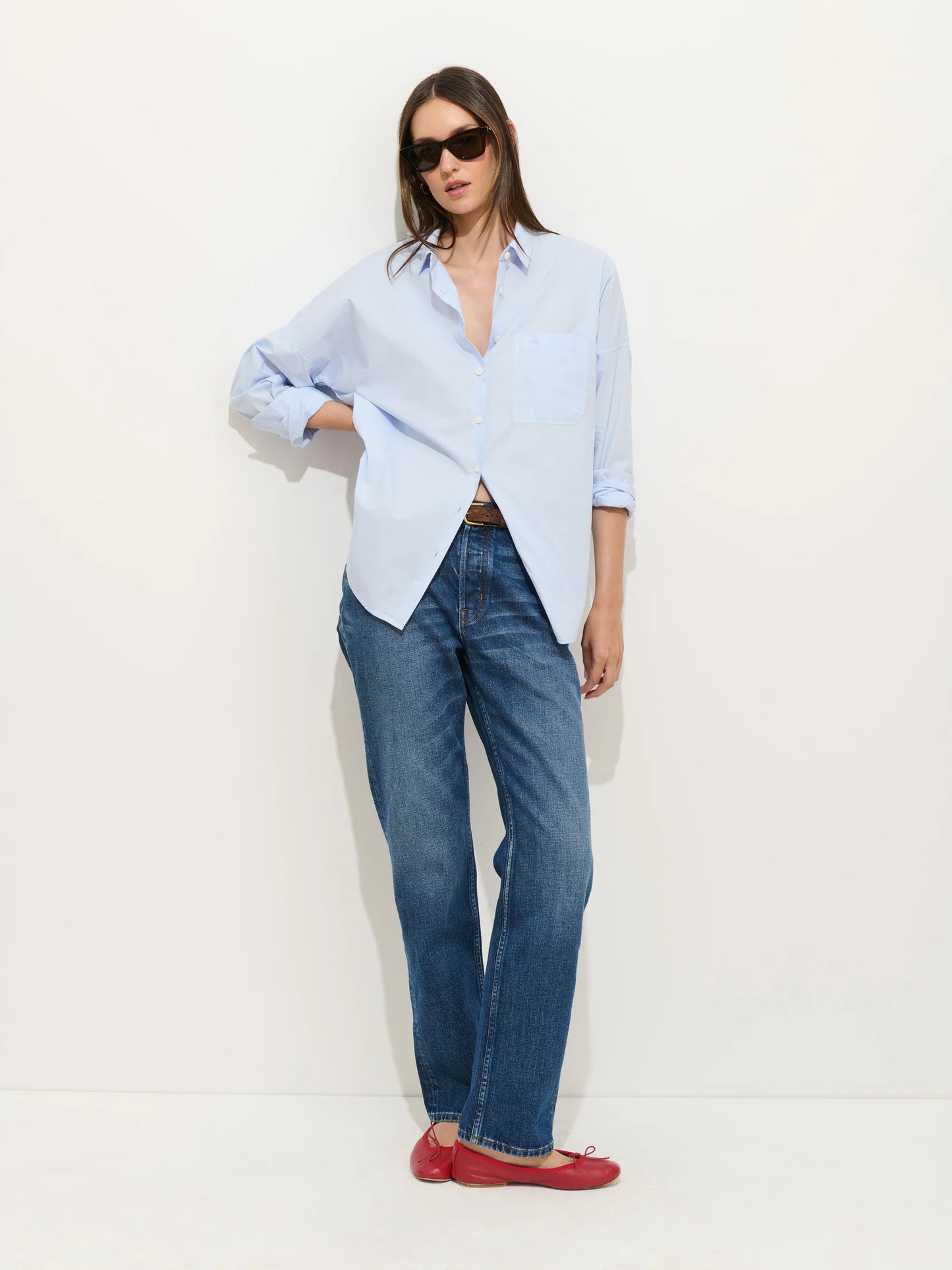 Jo Shirt In Cotton Poplin