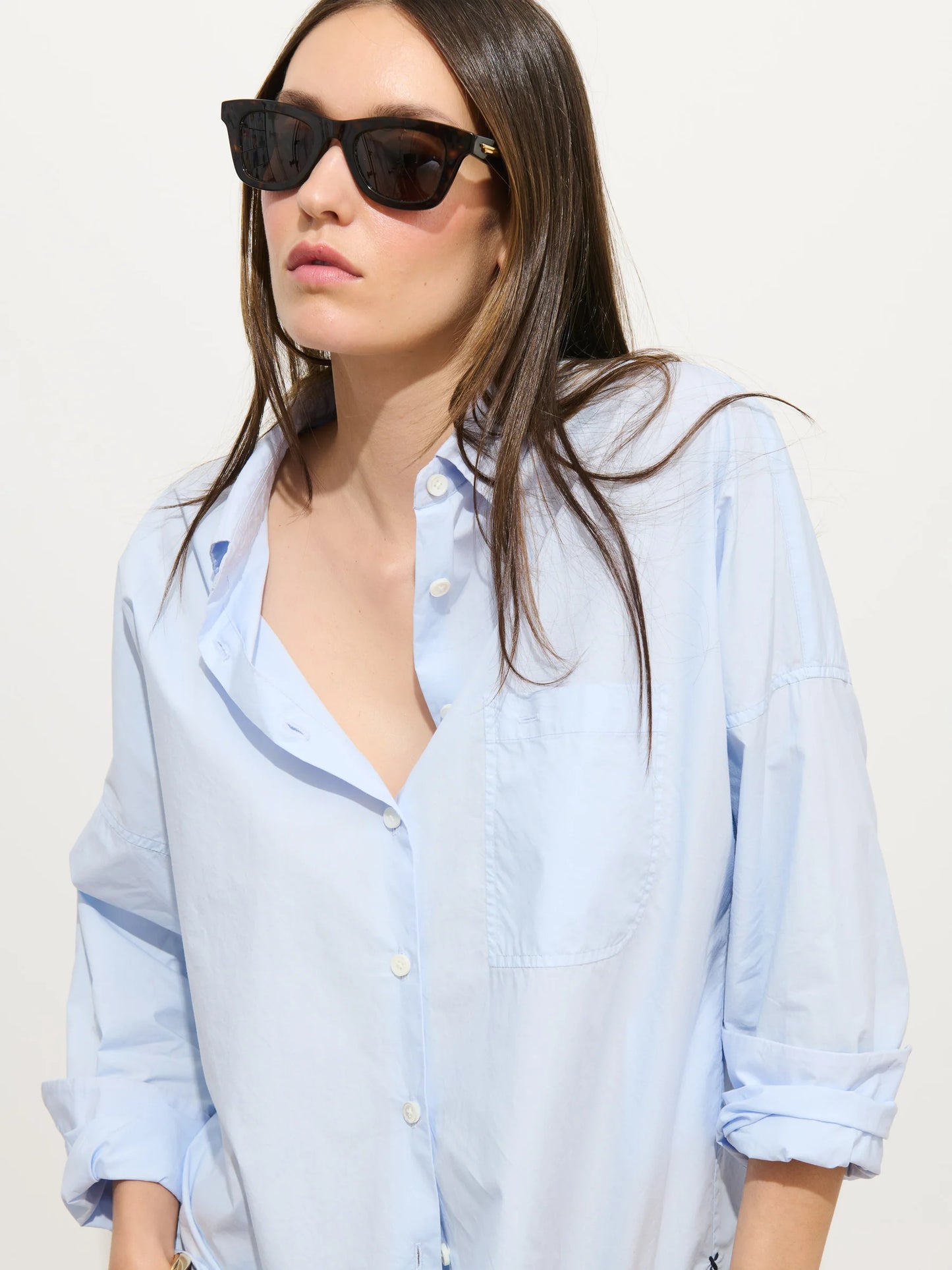 Jo Shirt In Cotton Poplin