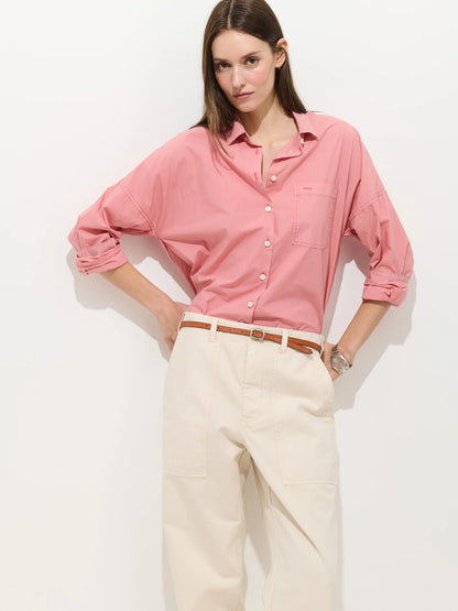 Jo Shirt In Cotton Poplin Tulip