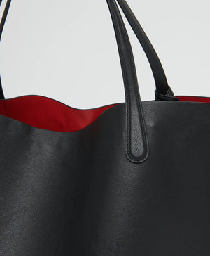 Everyday Soft Tote in Black/Flamma