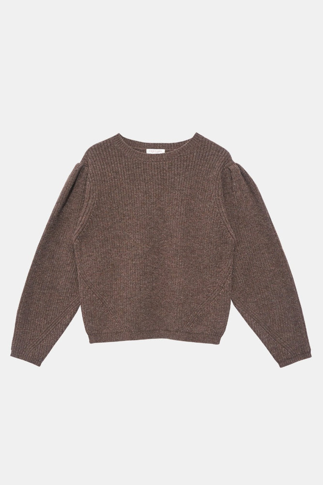 
            
                Load image into Gallery viewer, Zyra Sweater in Heather Brown
            
        
