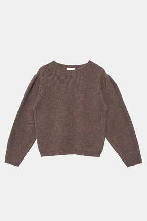 
            
                Load image into Gallery viewer, Zyra Sweater in Heather Brown
            
        