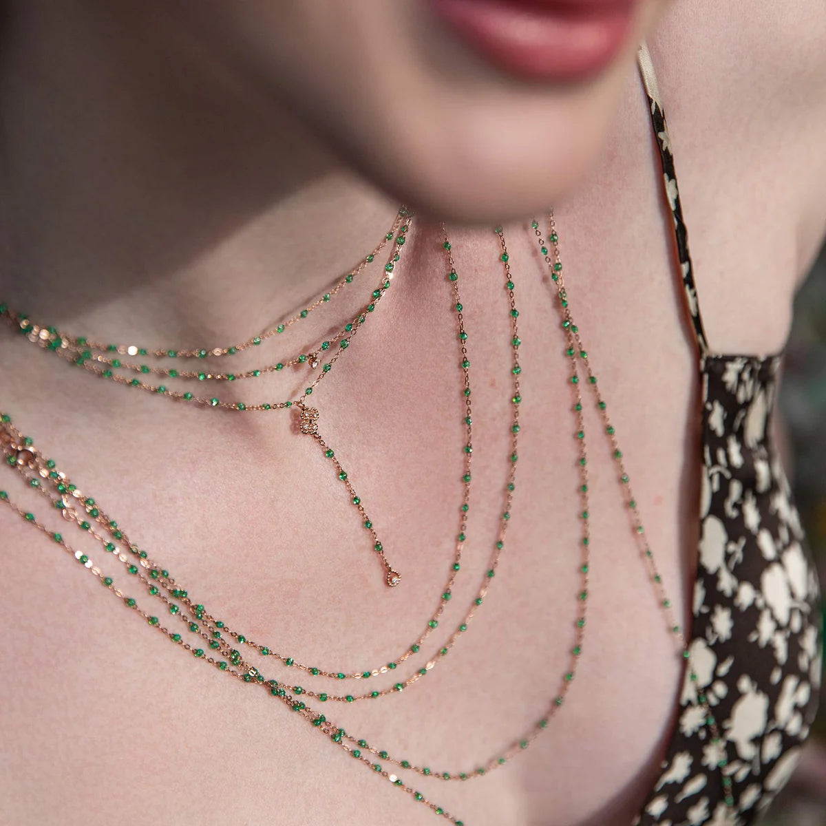 Classic Gigi Mint Necklace