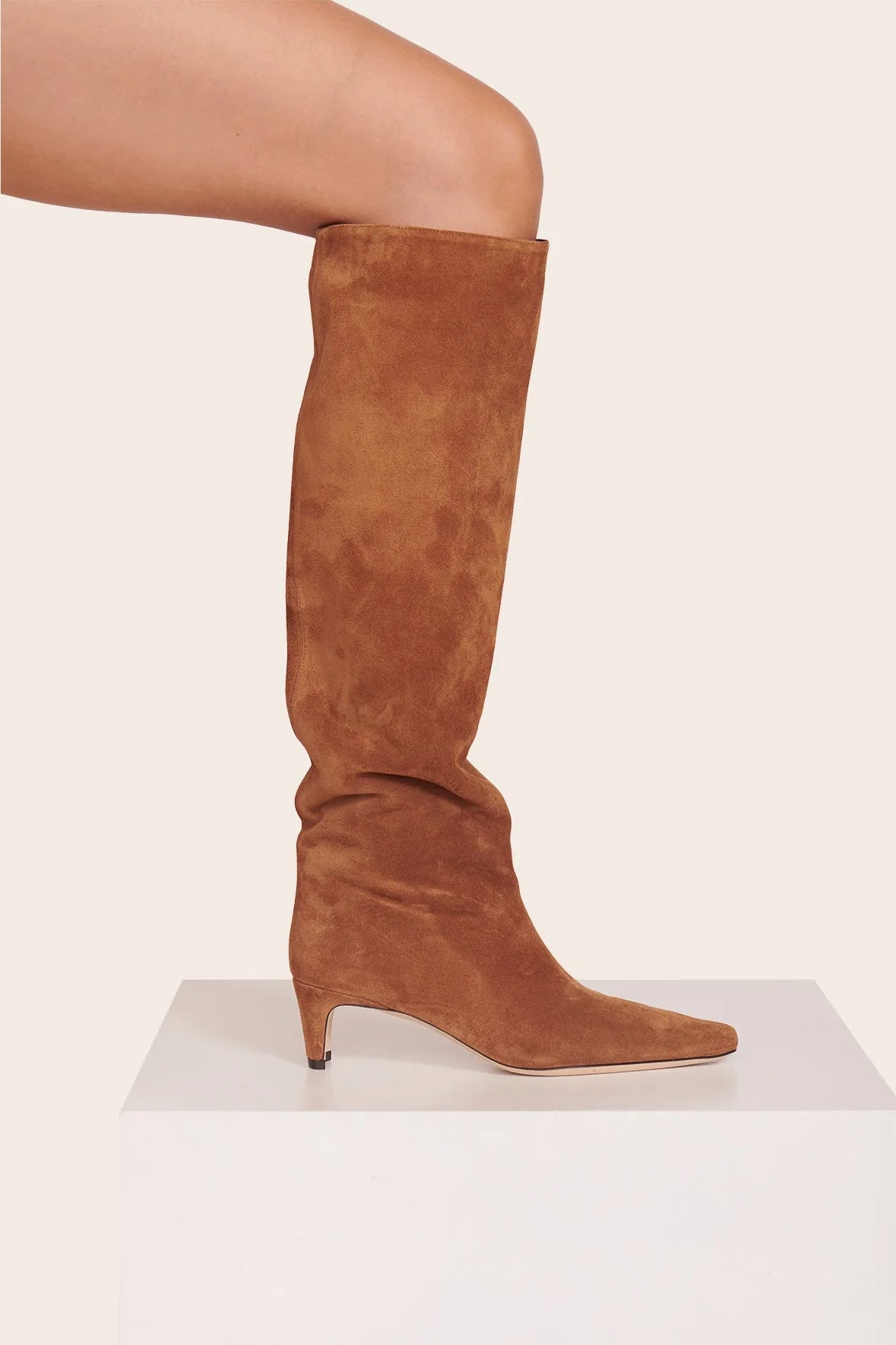 Wally Boot Tan Suede