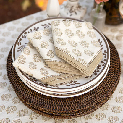 Anika Beige Napkin | Set of 4