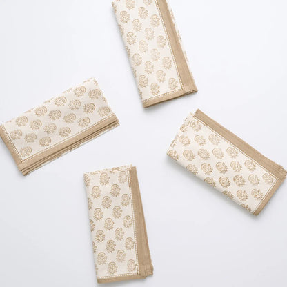 Anika Beige Napkin | Set of 4