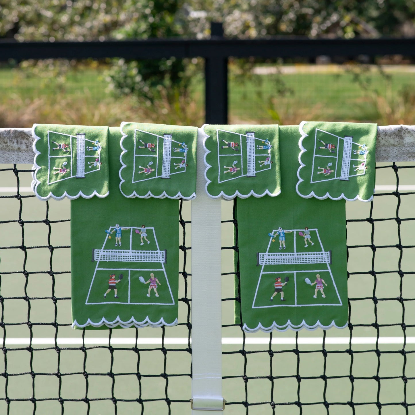 Day at the Courts Cocktail Napkins | Set of 4