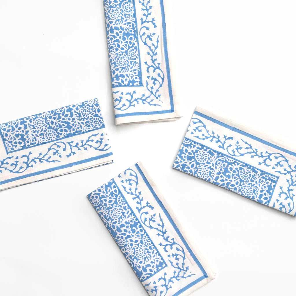 Tapestry Sky Blue Napkin | Set of 4