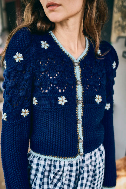 Willow Cardigan in Navy