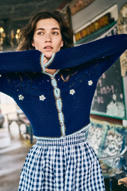 Willow Cardigan in Navy