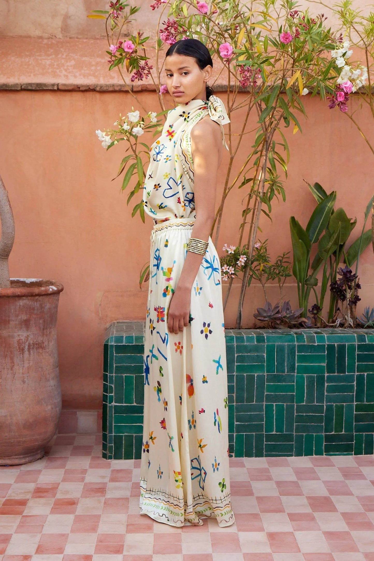 Sidi Silk Palazzo Silk Pant