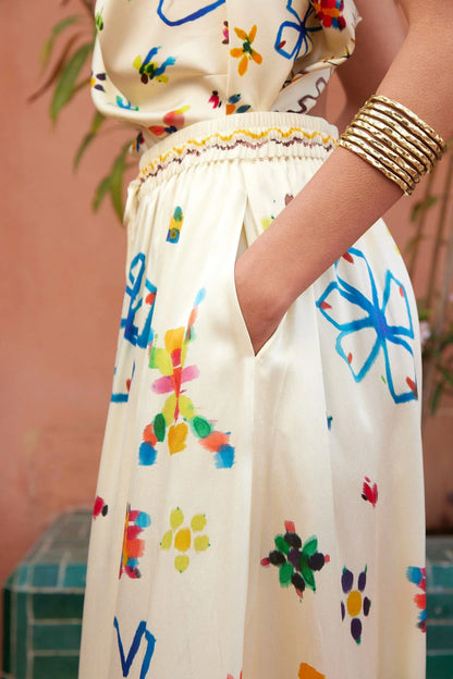 Sidi Silk Palazzo Silk Pant