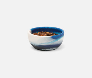 Hugo Blue Swirled Pinch Bowl