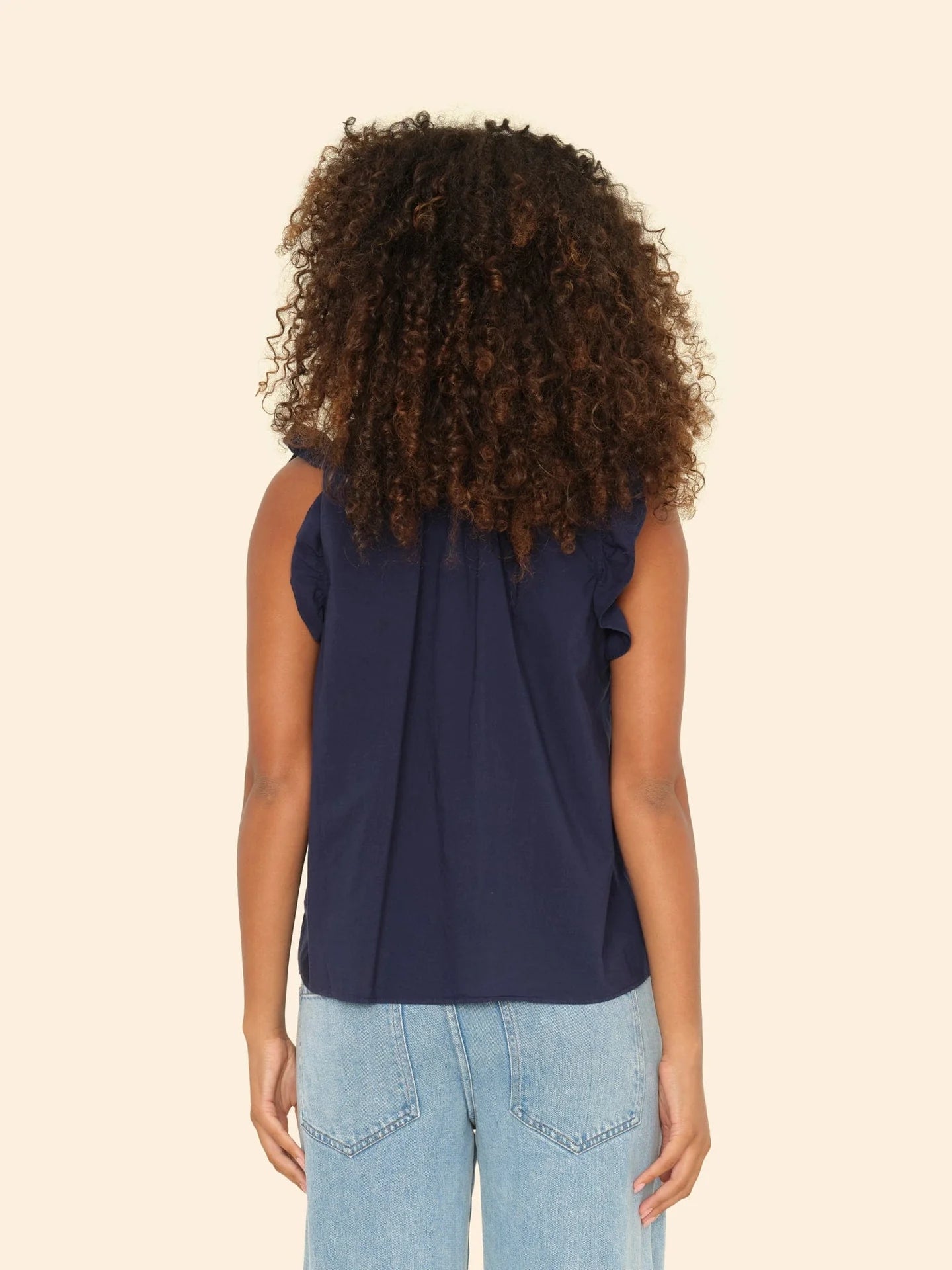 Bex Top in Navy
