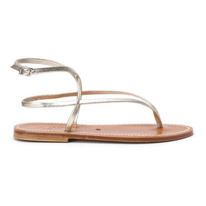 
            
                Load image into Gallery viewer, Delta Silver Sandals
            
        