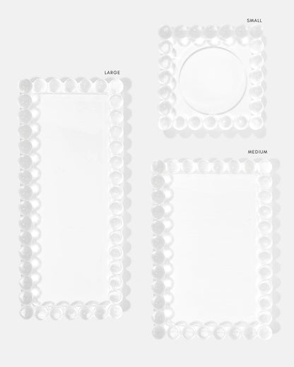 Large Bubble Lucite Tray