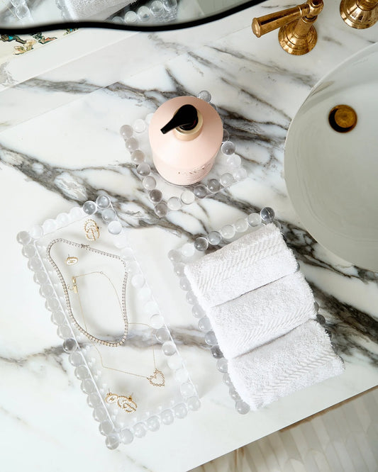 Medium Bubble Lucite Tray