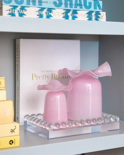 Medium Bubble Lucite Tray