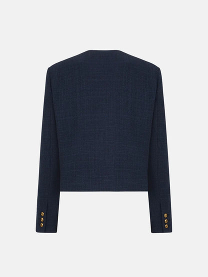 Missy Shamo Bolero in Navy Blue