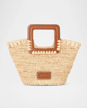 Shirley Mini Raffia Bucket Bag