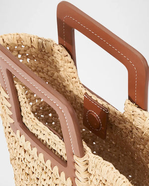 Shirley Mini Raffia Bucket Bag