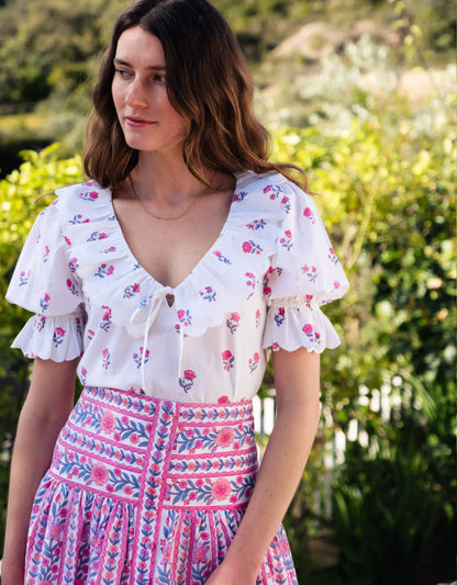 Jaipur Border Primrose Skirt