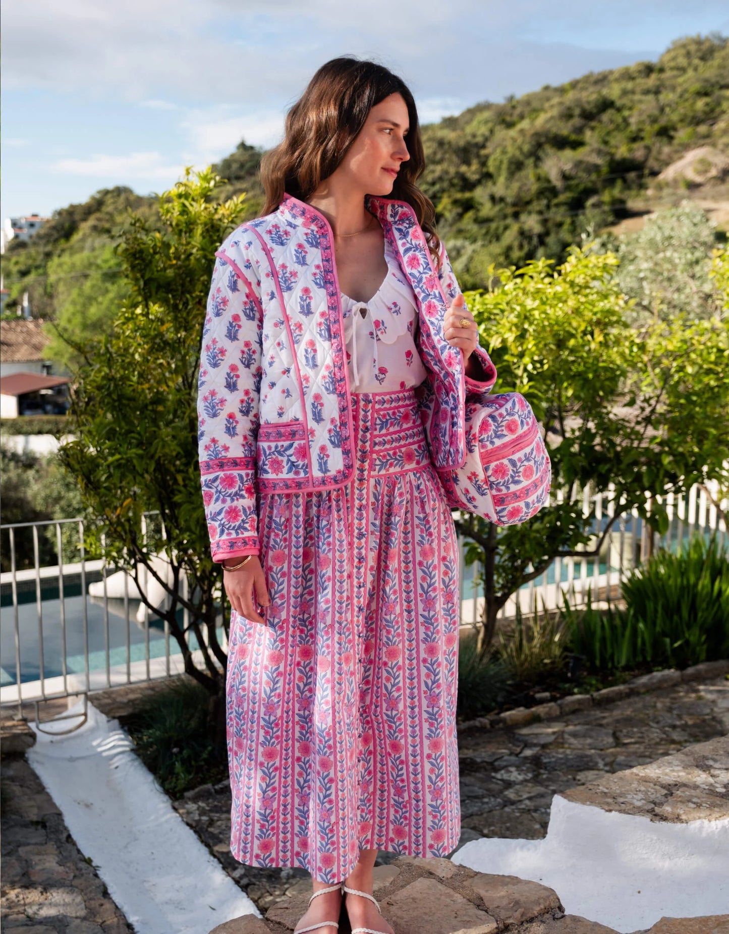Jaipur Border Primrose Skirt