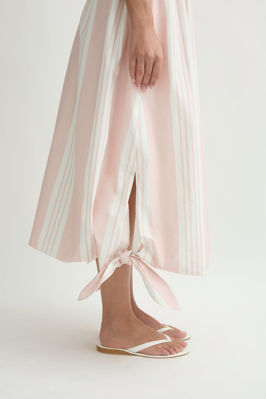 Rosie Skirt in Pink Stripe