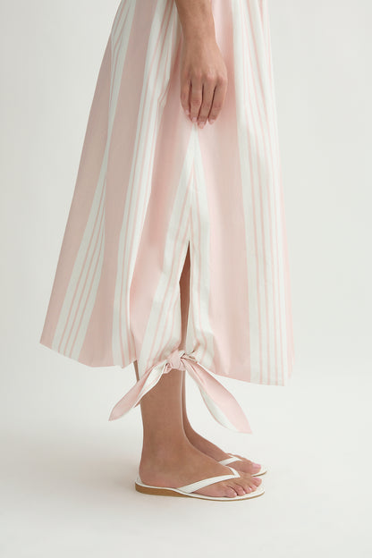 Rosie Skirt in Pink Stripe