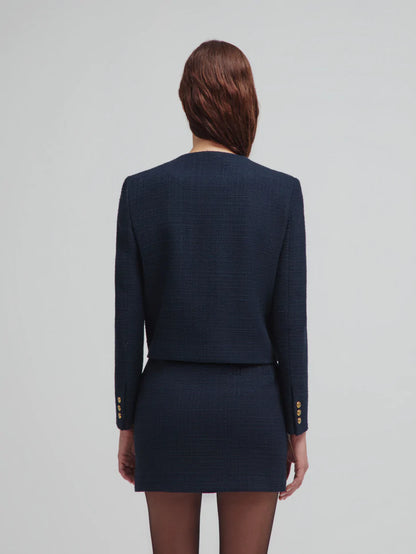 Missy Shamo Bolero in Navy Blue