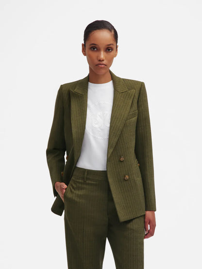 Charmer Blazer in Anouk Green