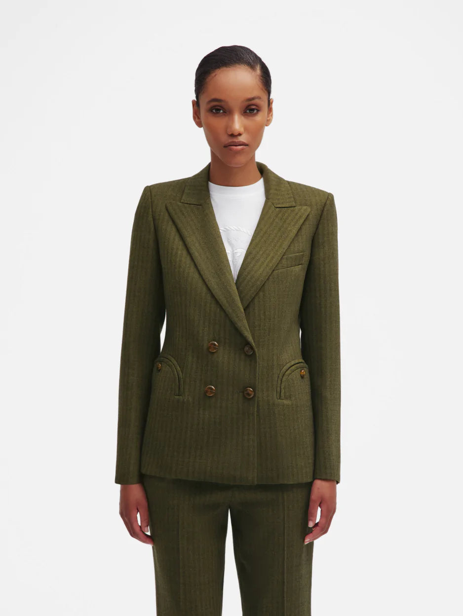 Charmer Blazer in Anouk Green