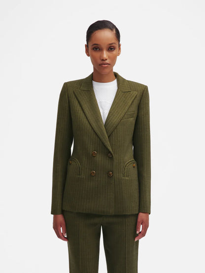 Charmer Blazer in Anouk Green