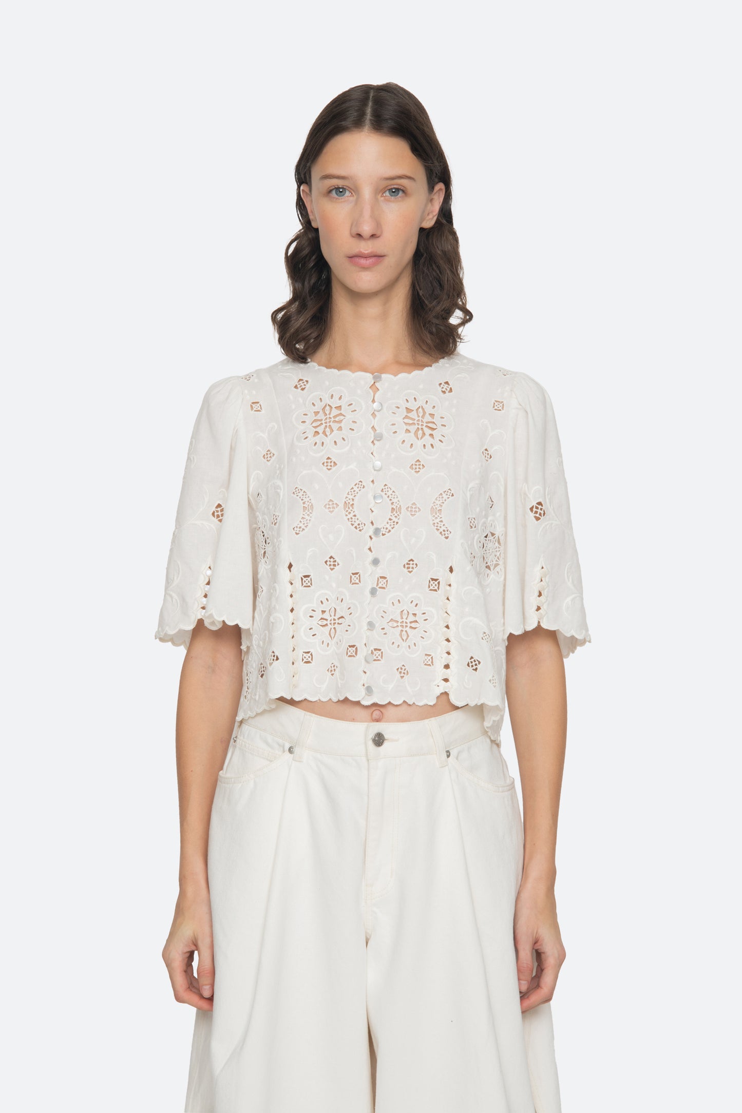 Gardener Top in Cream