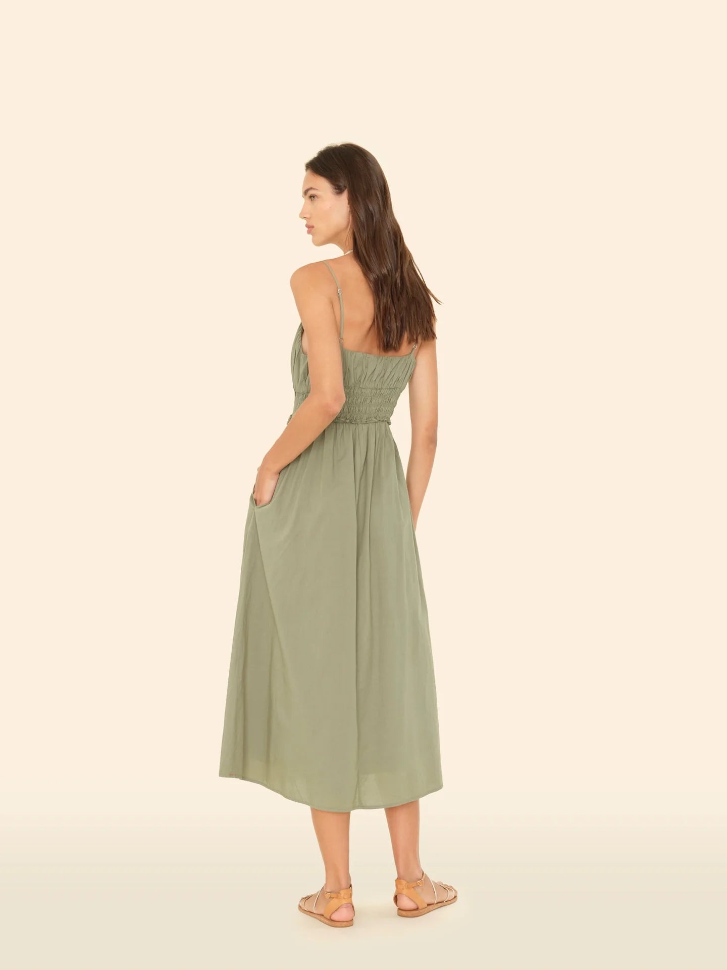 Dark Seagrass Jessa Dress