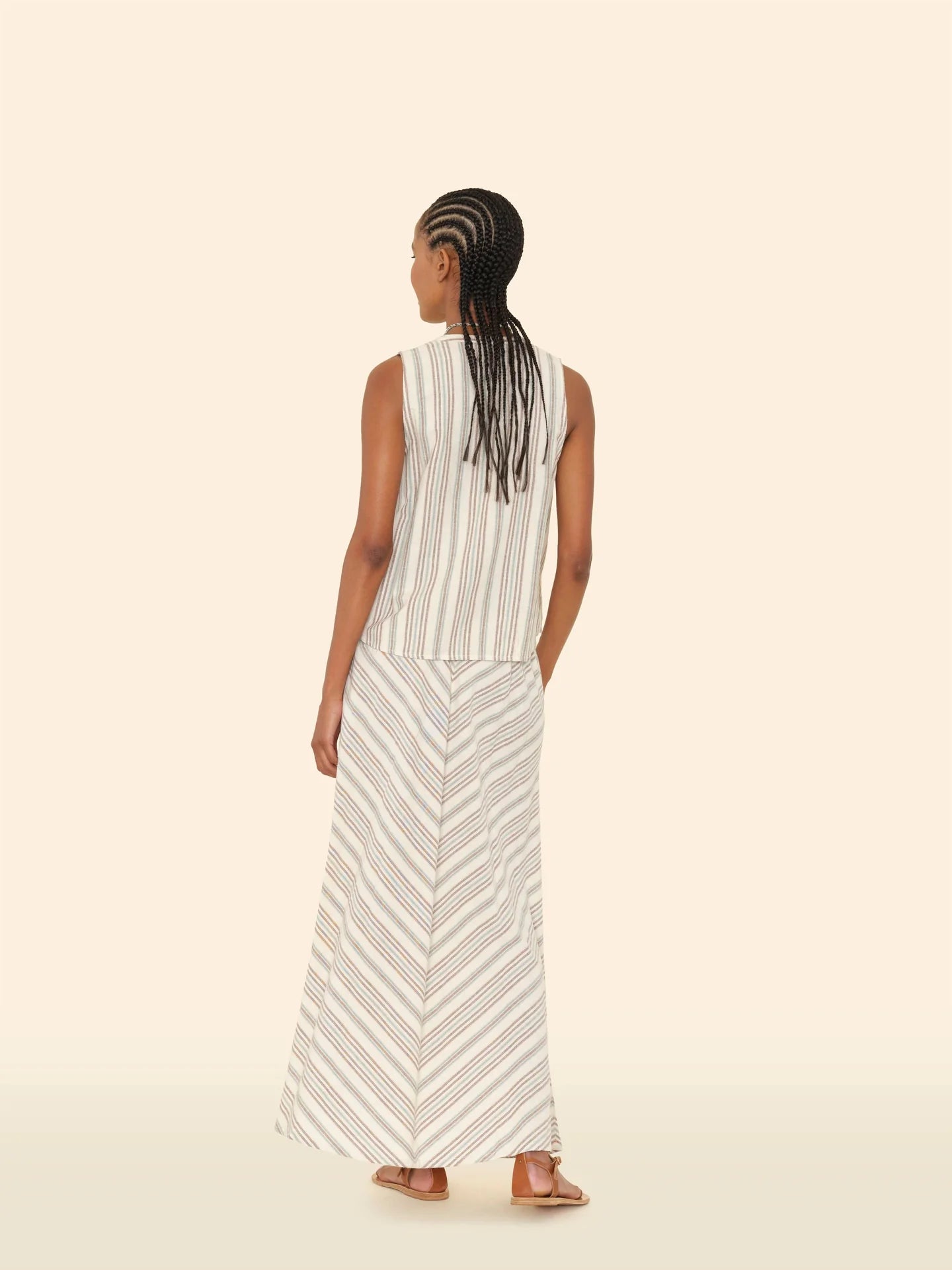 Mikayla Skirt Ivory Sand